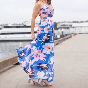 Express Maxi Cutout Dress